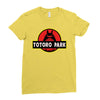 Totoro Park Ladies Fitted T-Shirt