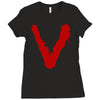 the new series visitors Ladies Fitted T-Shirt