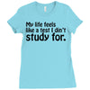my life feels Ladies Fitted T-Shirt