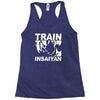 silver edition train insaiyan dragonball z insane bodybuilding goku Racerback Tank