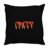 cancer logo Throw Pillow