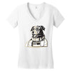 Laika The Space Dog Women's V-Neck T-Shirt