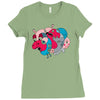 rhino splat Ladies Fitted T-Shirt