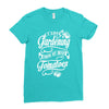 i love gardeing Ladies Fitted T-Shirt