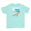 frenchies and yoga Youth Tee
