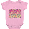 pink triangle print Baby Onesie