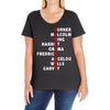 take a knee Ladies Curvy T-Shirt