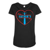 happy father's day Maternity Scoop Neck T-shirt
