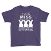 little miss cottontail cute bunny easter Youth Tee