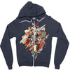 builder's downfall Zipper Hoodie