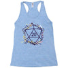 20 Dice Flowers Racerback Tank