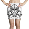 vikings head Mini Skirts