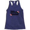 blessed grandma with flower Racerback Tank