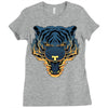 tiger fire Ladies Fitted T-Shirt