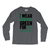 i wear emerald green for liver cancer awareness Long Sleeve Shirts