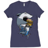 shark Ladies Fitted T-Shirt