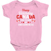 Happy Birthday Canada 150 Years Of Awesomeness Baby Onesie