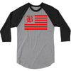 b red 3/4 Sleeve Shirt