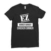 ez meme pubg winner winner chicken dinner Ladies Fitted T-Shirt