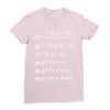 X-Mas Math Ladies Fitted T-Shirt