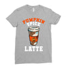 pumpkin spice latte Ladies Fitted T-Shirt