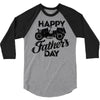 happy father's day 2 3/4 Sleeve Shirt