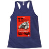 vintage tt race poster, ideal gift or birthday present Racerback Tank