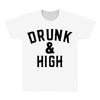 Drunk And High All Over Men's T-shirt