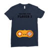 Waiting for Player 3 Gamer Ladies Fitted T-Shirt