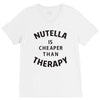 nutella is cheaper than therapy V-Neck Tee