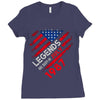 legends are born in 1987 hoodie 6 Ladies Fitted T-Shirt