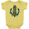 king of pirates anchor Baby Onesie