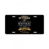 october girl License Plate