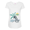 summer Maternity Scoop Neck T-shirt