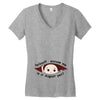 August Peeking Out Baby Boy Women's V-Neck T-Shirt