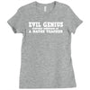 evil genius cleverly disguised Ladies Fitted T-Shirt