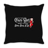 i'm that crazy girl who loves betty boop a lot Throw Pillow
