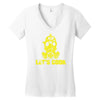 let's cook Women's V-Neck T-Shirt