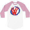 mod vw volkswagen dub logo 3/4 Sleeve Shirt