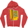 old school gaming king Zipper Hoodie
