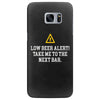 low beer alert Samsung Galaxy S7 Edge