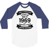 Premium Vintage 1969 3/4 Sleeve Shirt