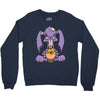 zombie bunny loves brains Crewneck Sweatshirt