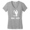 game over Women's V-Neck T-Shirt