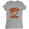 powered by ramen Ladies Fitted T-Shirt