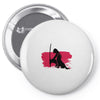 Wolf And Lady Pin-back button