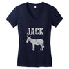 jack ass Women's V-Neck T-Shirt