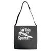 this is sparta  film Adjustable Strap Totes