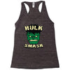 hulk smash Racerback Tank