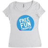 free fun fridays Women's Triblend Scoop T-shirt